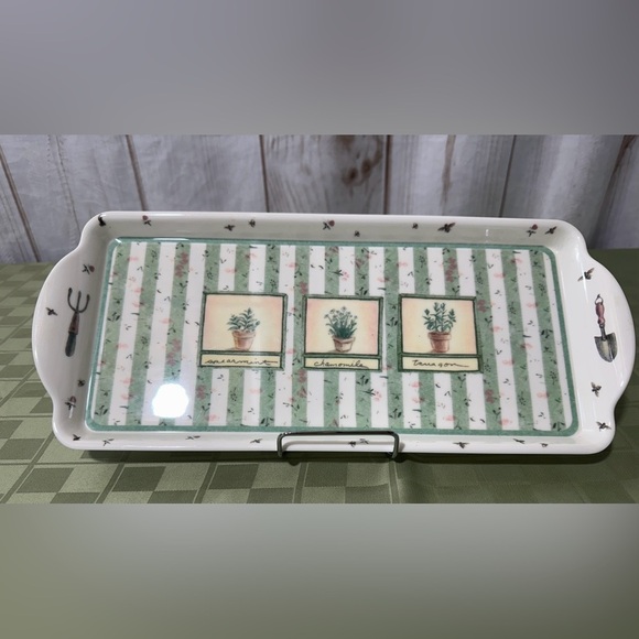 Pfaltzgraff Naturewood 14" Melamine Sandwich Tray - Picture 1 of 5